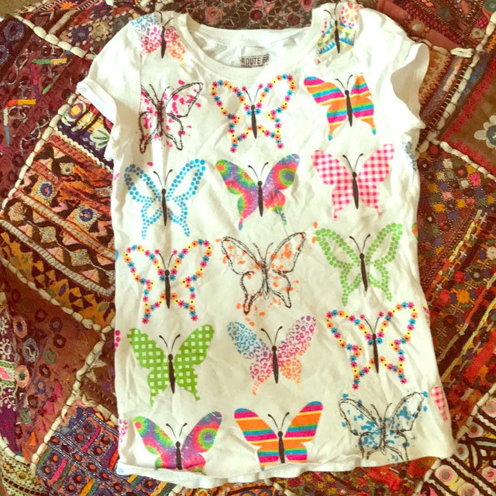 Route 66: Butterfly Shirt + xhilaration Jacket